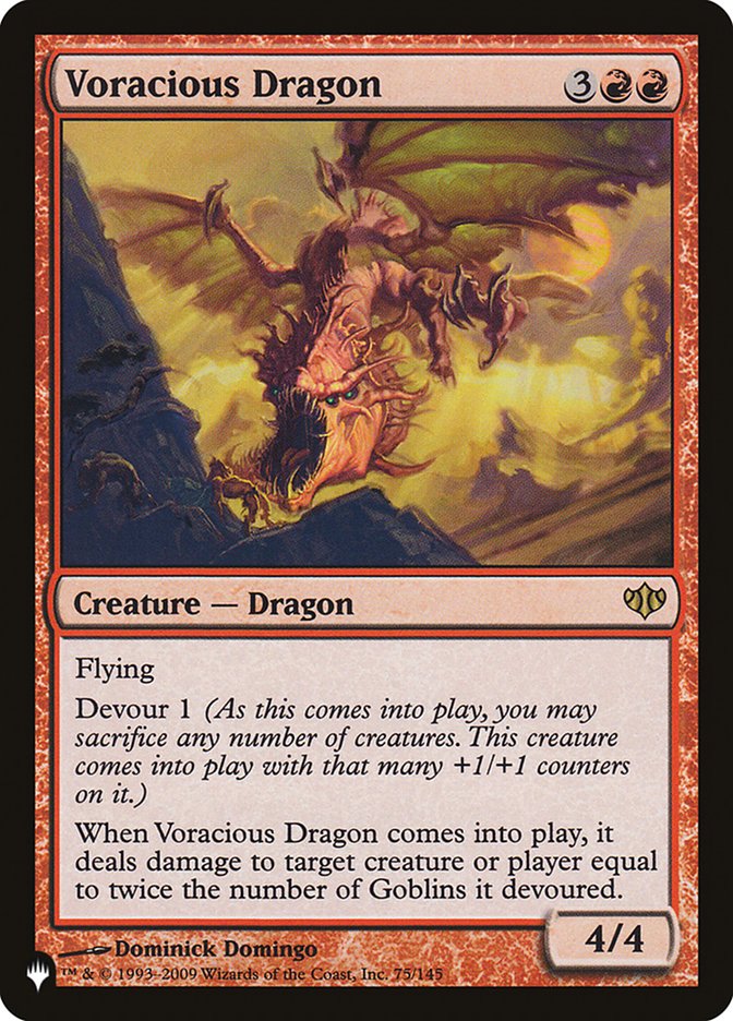 Voracious Dragon [The List] | Eastridge Sports Cards & Games