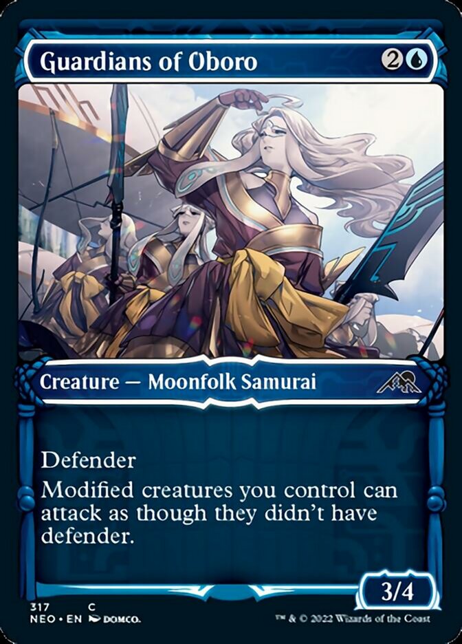 Guardians of Oboro (Showcase Samurai) [Kamigawa: Neon Dynasty] | Eastridge Sports Cards & Games