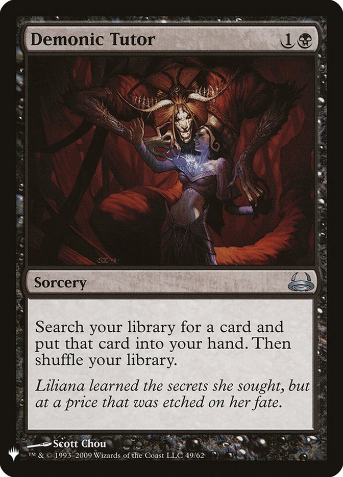 Demonic Tutor [Mystery Booster] | Eastridge Sports Cards & Games