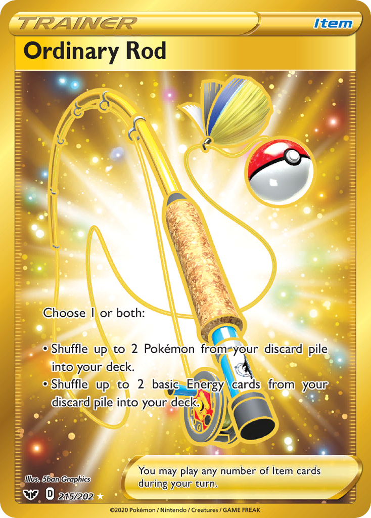 Ordinary Rod (215/202) [Sword & Shield: Base Set] | Eastridge Sports Cards & Games