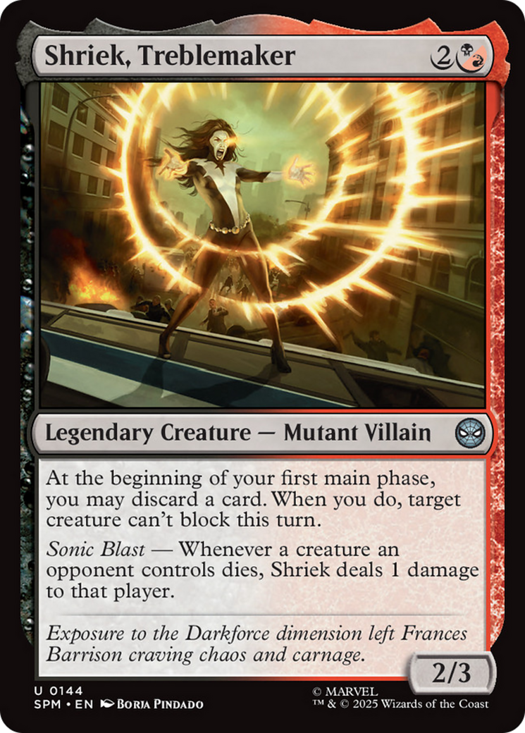 Shriek, Treblemaker [Marvel's Spider-Man] | Eastridge Sports Cards & Games