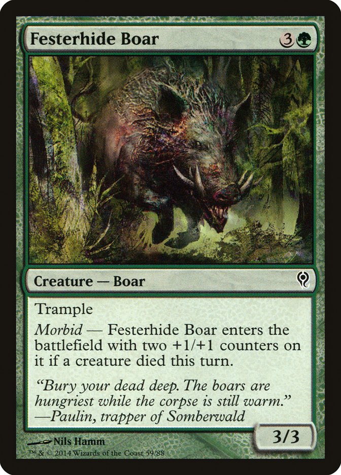 Festerhide Boar [Duel Decks: Jace vs. Vraska] | Eastridge Sports Cards & Games