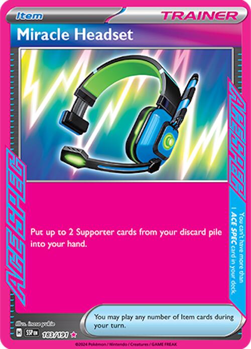 Miracle Headset (183/191) [Scarlet & Violet: Surging Sparks] | Eastridge Sports Cards & Games