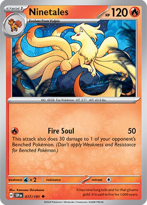 Ninetales (017/191) [Scarlet & Violet: Surging Sparks] | Eastridge Sports Cards & Games