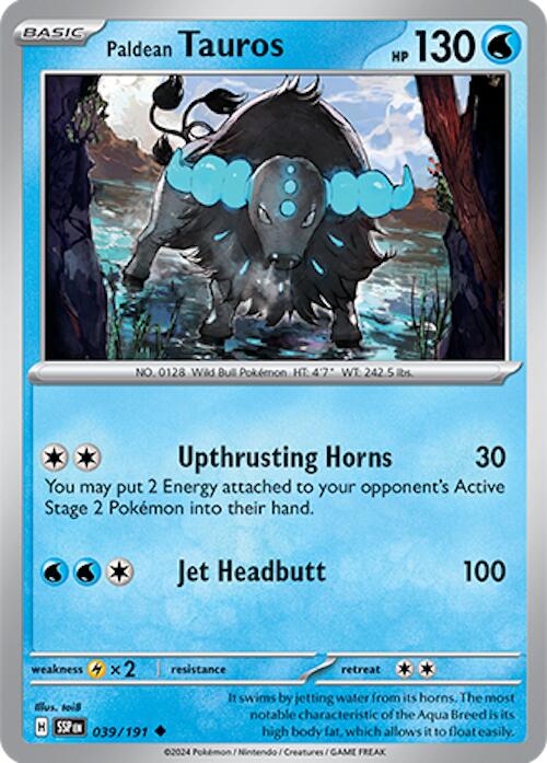 Paldean Tauros (039/191) [Scarlet & Violet: Surging Sparks] | Eastridge Sports Cards & Games