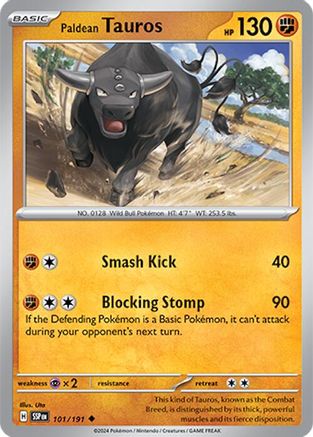 Paldean Tauros (101/191) [Scarlet & Violet: Surging Sparks] | Eastridge Sports Cards & Games