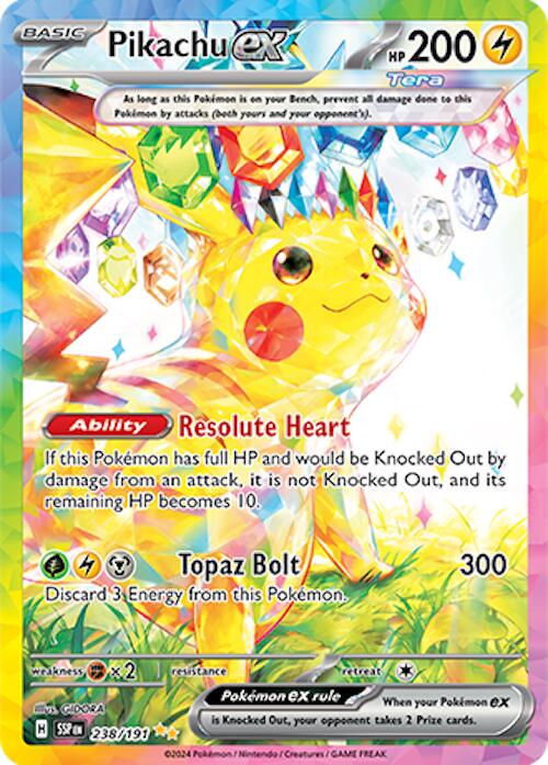 Pikachu ex (238/191) [Scarlet & Violet: Surging Sparks] | Eastridge Sports Cards & Games