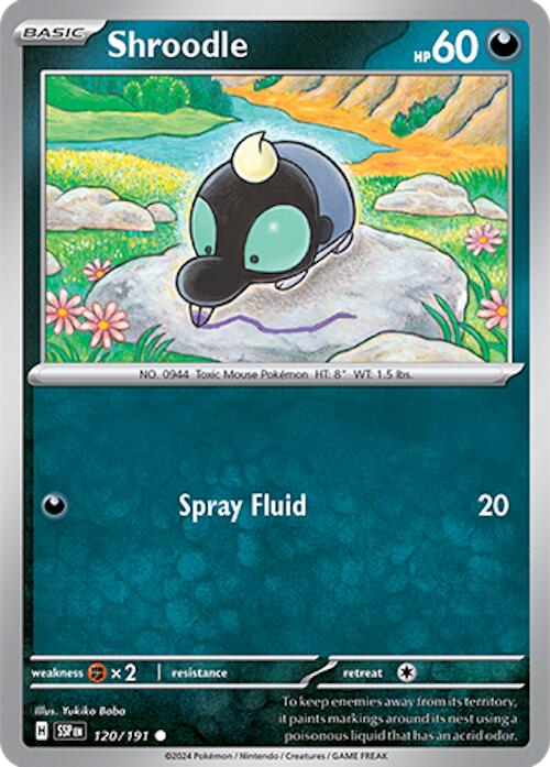 Shroodle (120/191) [Scarlet & Violet: Surging Sparks] | Eastridge Sports Cards & Games