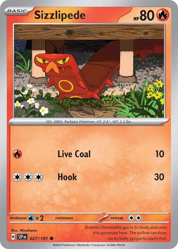 Sizzlipede (027/191) [Scarlet & Violet: Surging Sparks] | Eastridge Sports Cards & Games