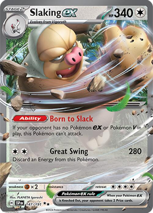 Slaking ex (147/191) [Scarlet & Violet: Surging Sparks] | Eastridge Sports Cards & Games