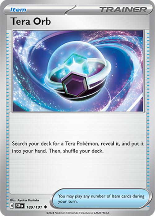 Tera Orb (189/191) [Scarlet & Violet: Surging Sparks] | Eastridge Sports Cards & Games