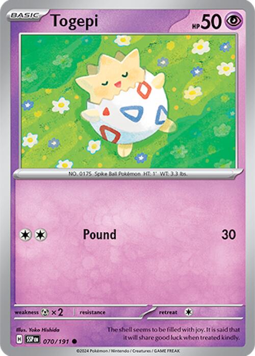 Togepi (070/191) [Scarlet & Violet: Surging Sparks] | Eastridge Sports Cards & Games