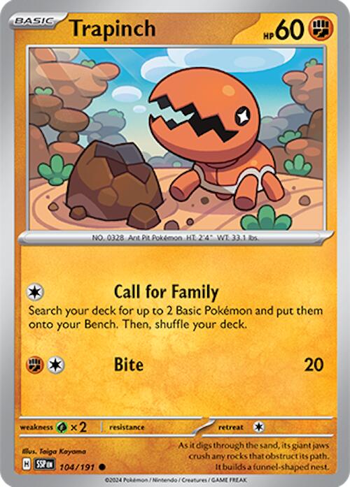 Trapinch (104/191) [Scarlet & Violet: Surging Sparks] | Eastridge Sports Cards & Games