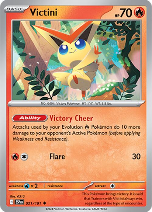 Victini (021/191) [Scarlet & Violet: Surging Sparks] | Eastridge Sports Cards & Games