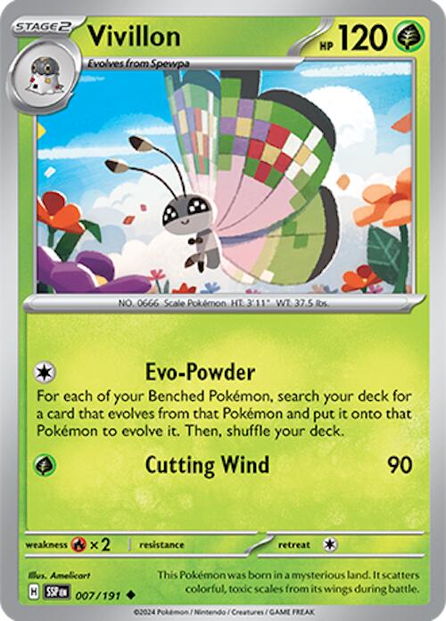 Vivillon (007/191) [Scarlet & Violet: Surging Sparks] | Eastridge Sports Cards & Games