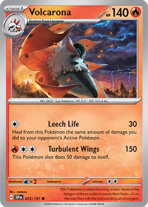 Volcarona (025/191) [Scarlet & Violet: Surging Sparks] | Eastridge Sports Cards & Games