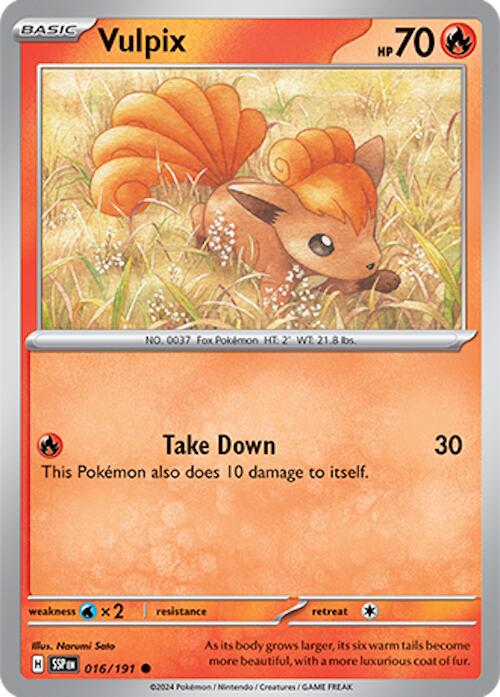 Vulpix (016/191) [Scarlet & Violet: Surging Sparks] | Eastridge Sports Cards & Games