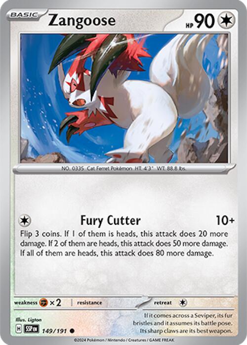 Zangoose (149/191) [Scarlet & Violet: Surging Sparks] | Eastridge Sports Cards & Games