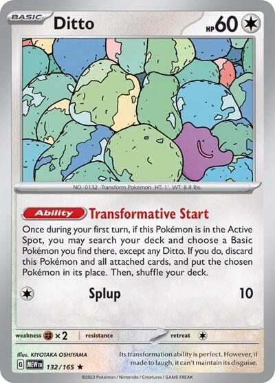 Ditto (132/165) (Non-Holo) [Scarlet & Violet: 151] | Eastridge Sports Cards & Games