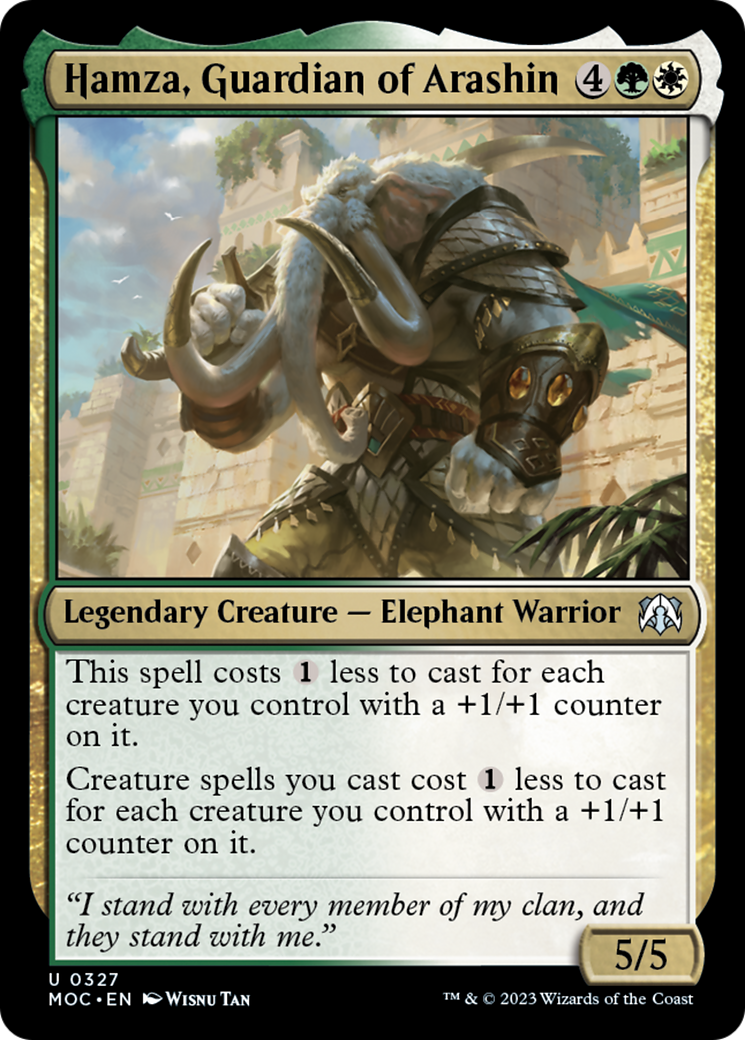 Hamza, Guardian of Arashin [March of the Machine Commander] | Eastridge Sports Cards & Games