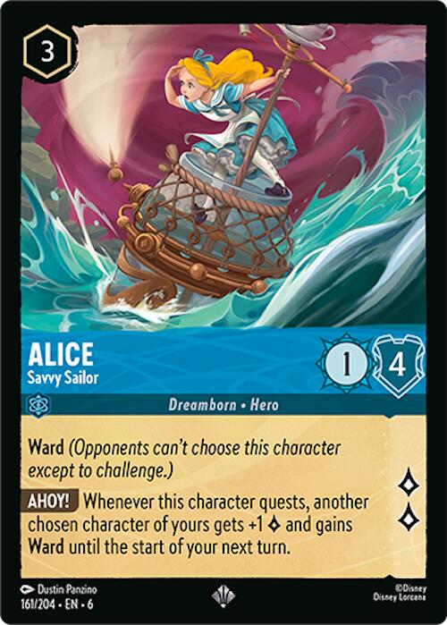 Alice - Savvy Sailor (161/204) [Azurite Sea] | Eastridge Sports Cards & Games