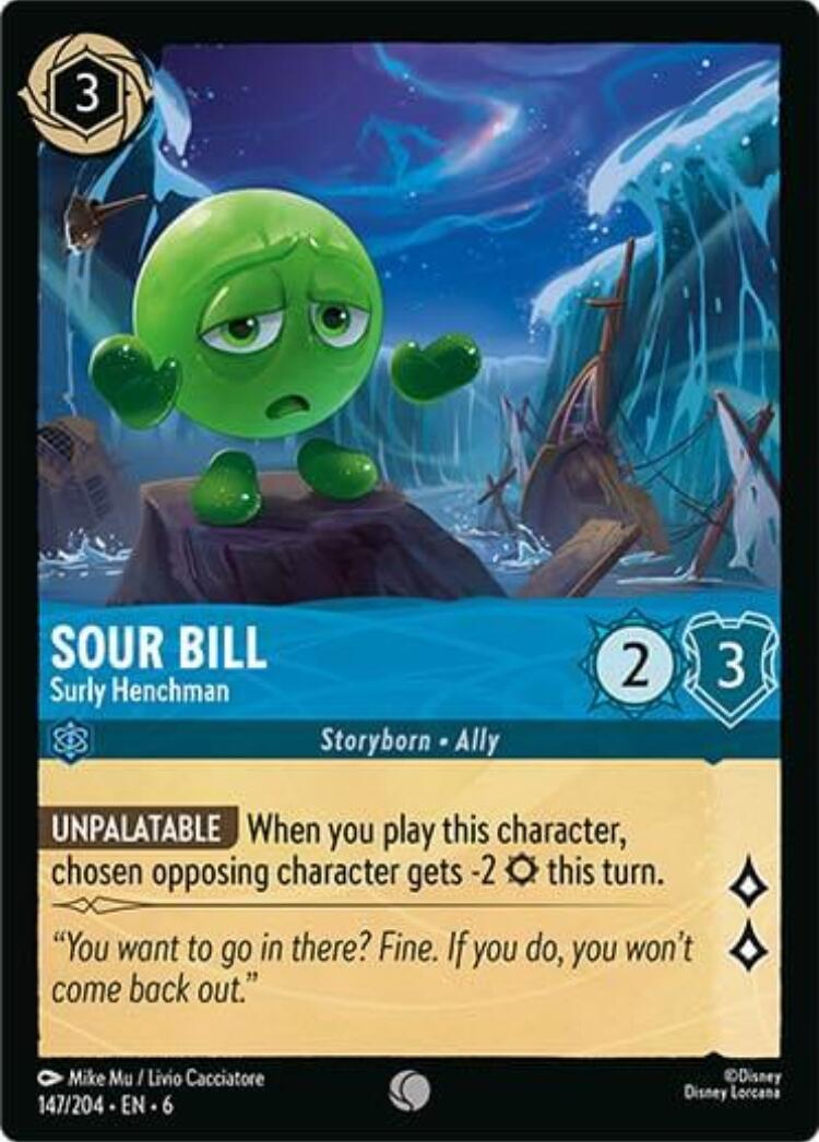 Sour Bill - Surly Henchman (147/204) [Azurite Sea] | Eastridge Sports Cards & Games