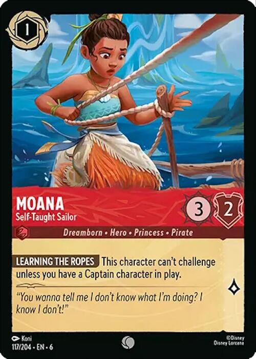 Moana - Self-Taught Sailor (117/204) [Azurite Sea] | Eastridge Sports Cards & Games