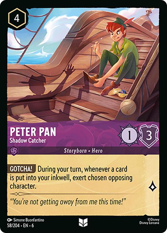 Peter Pan - Shadow Catcher (58/204) [Azurite Sea] | Eastridge Sports Cards & Games