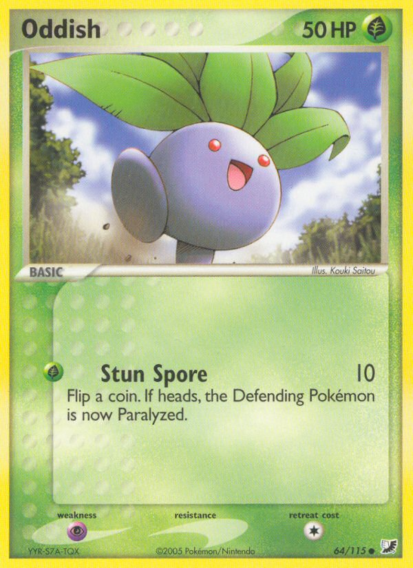 Oddish (64/115) [EX: Unseen Forces] | Eastridge Sports Cards & Games