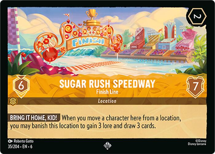 Sugar Rush Speedway - Finish Line (35/204) [Azurite Sea] | Eastridge Sports Cards & Games