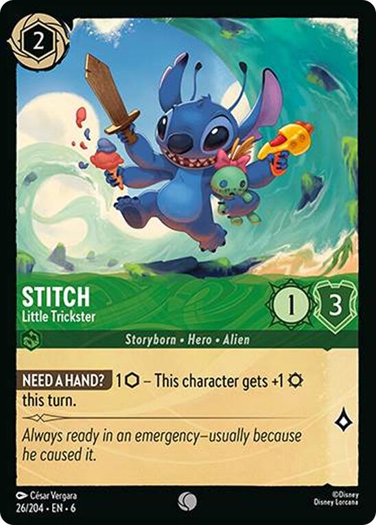 Stitch - Little Trickster (26/204) [Azurite Sea] | Eastridge Sports Cards & Games