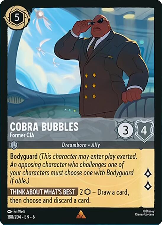 Cobra Bubbles - Former CIA (188/204) [Azurite Sea] | Eastridge Sports Cards & Games