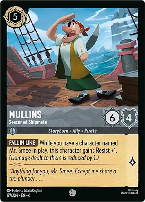 Mullins - Seasoned Shipmate (177/204) [Azurite Sea] | Eastridge Sports Cards & Games