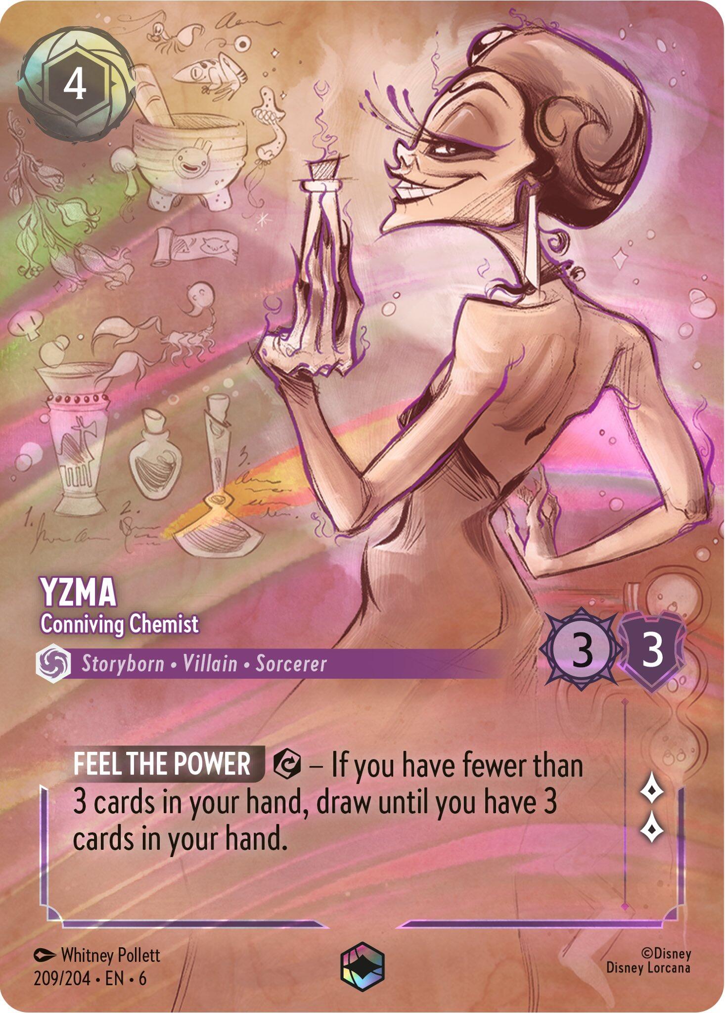 Yzma - Conniving Chemist (Enchanted) (209/204) [Azurite Sea] | Eastridge Sports Cards & Games