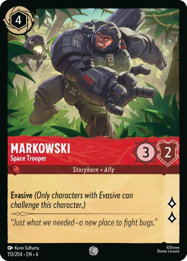 Markowski - Space Trooper (113/204) [Azurite Sea] | Eastridge Sports Cards & Games