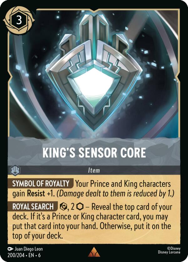 King's Sensor Core (200/204) [Azurite Sea] | Eastridge Sports Cards & Games