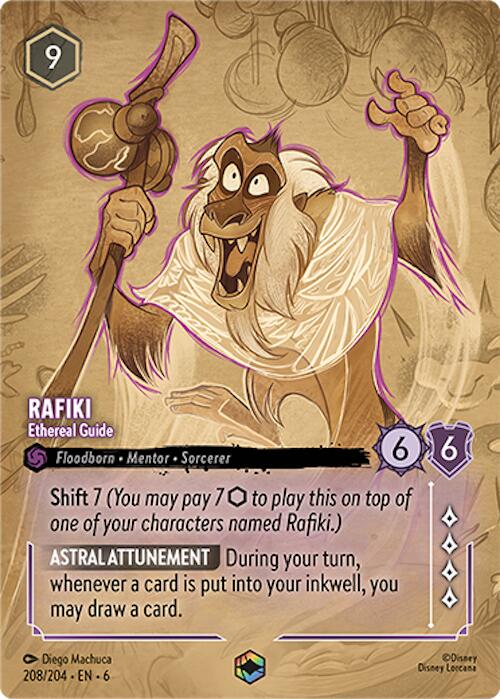 Rafiki - Ethereal Guide (Enchanted) (208/204) [Azurite Sea] | Eastridge Sports Cards & Games
