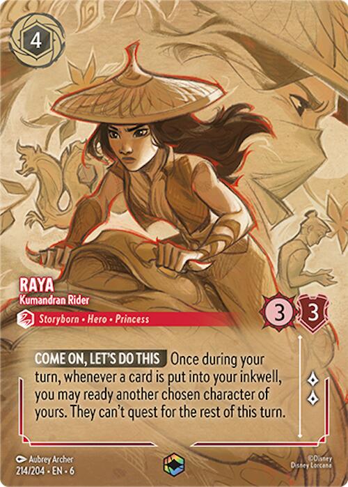 Raya - Kumandran Rider (Enchanted) (214/204) [Azurite Sea] | Eastridge Sports Cards & Games