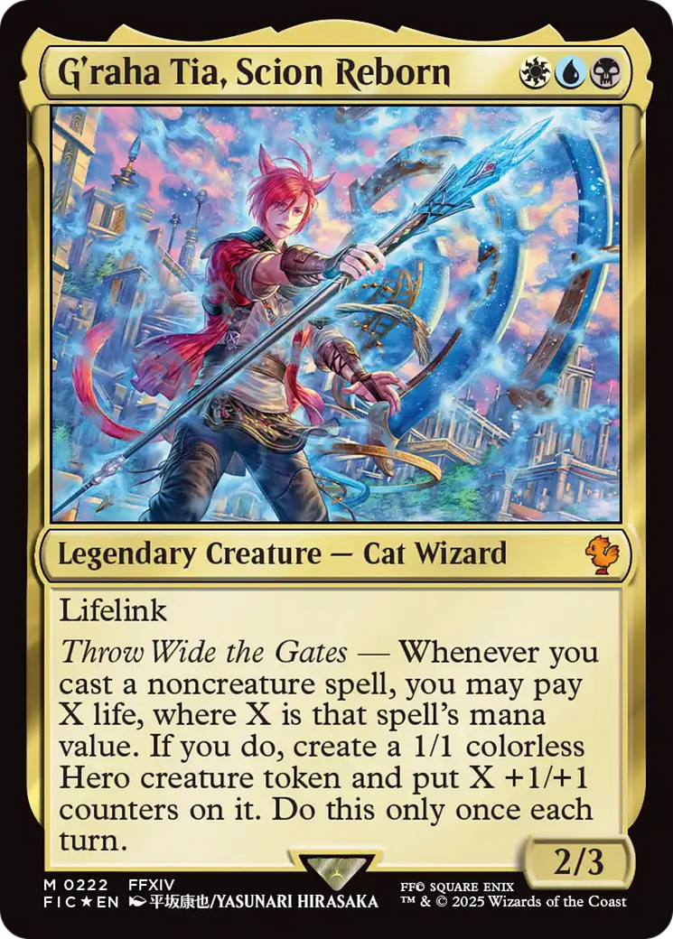 G'raha Tia, Scion Reborn (Surge Foil) [FINAL FANTASY Commander] | Eastridge Sports Cards & Games