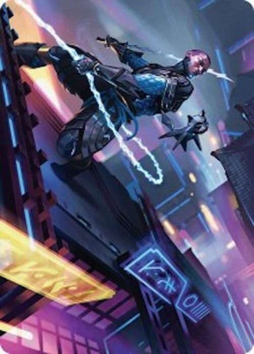 Kaito, Cunning Infiltrator Art Card (51/54) [Foundations Art Series] | Eastridge Sports Cards & Games