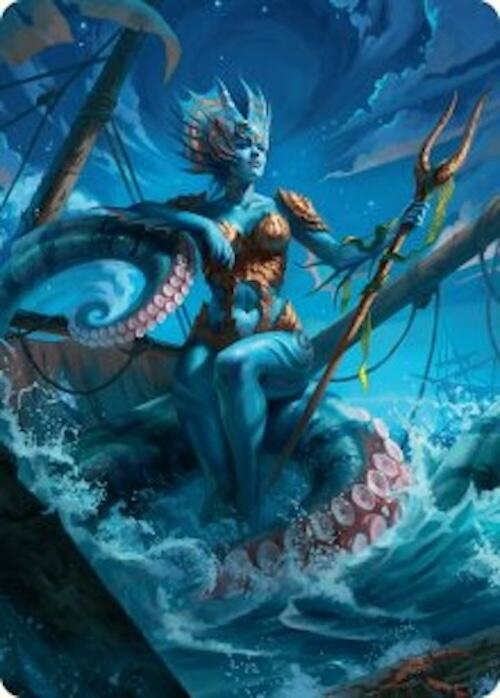Kiora, the Rising Tide Art Card (30/54) [Foundations Art Series] | Eastridge Sports Cards & Games
