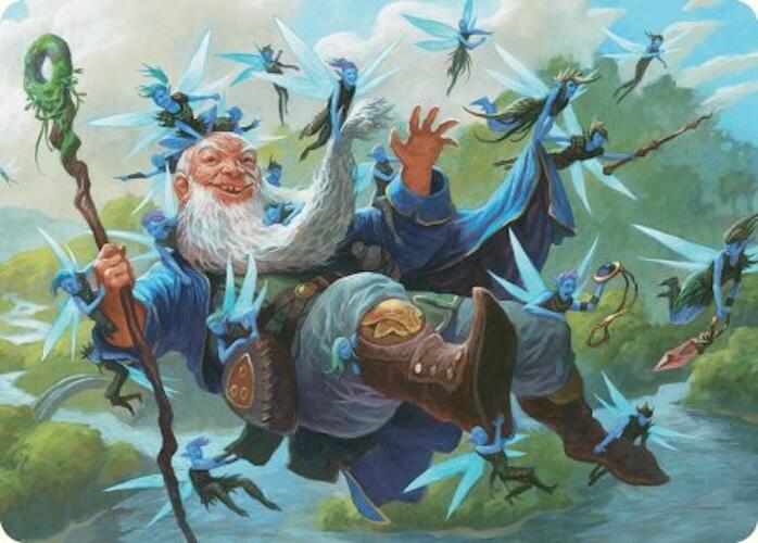 Mischievous Mystic Art Card (7/54) [Foundations Art Series] | Eastridge Sports Cards & Games