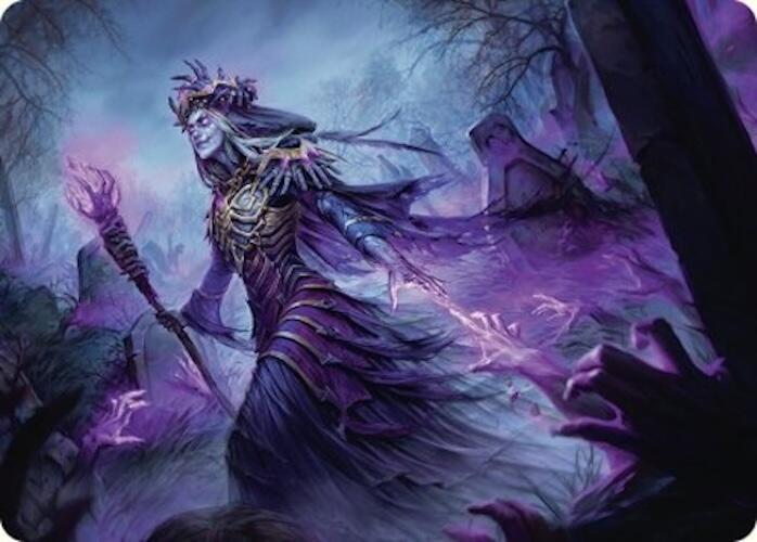 Zul Ashur, Lich Lord Art Card (10/54) [Foundations Art Series] | Eastridge Sports Cards & Games