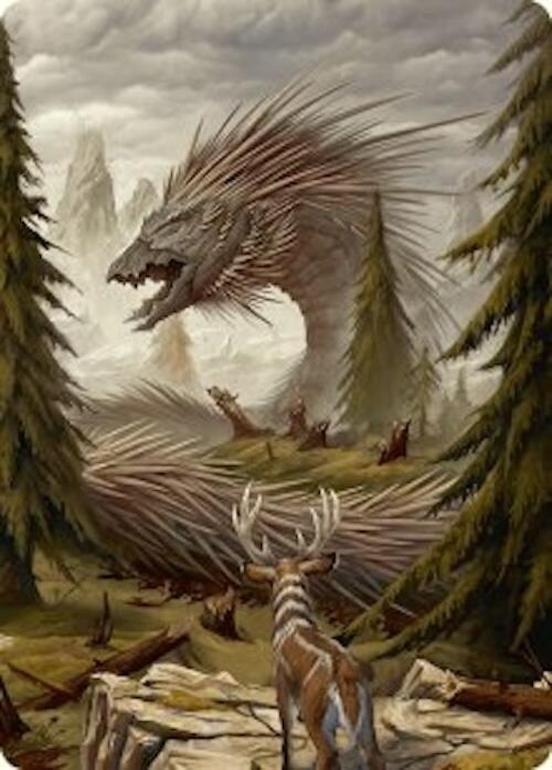 Quilled Greatwurm Art Card (44/54) [Foundations Art Series] | Eastridge Sports Cards & Games