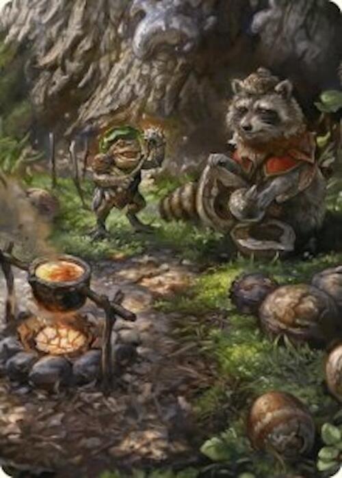 Sylvan Scavenging Art Card (46/54) [Foundations Art Series] | Eastridge Sports Cards & Games