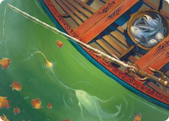 Fishing Pole Art Card (18/54) [Foundations Art Series] | Eastridge Sports Cards & Games
