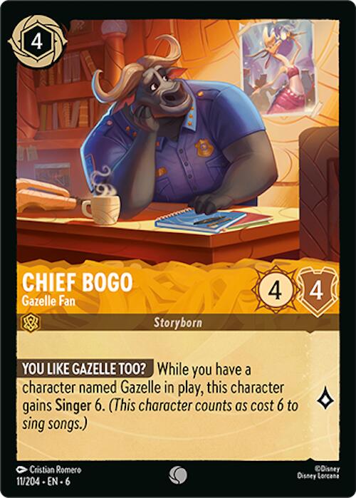 Chief Bogo - Gazelle Fan (11/204) [Azurite Sea] | Eastridge Sports Cards & Games