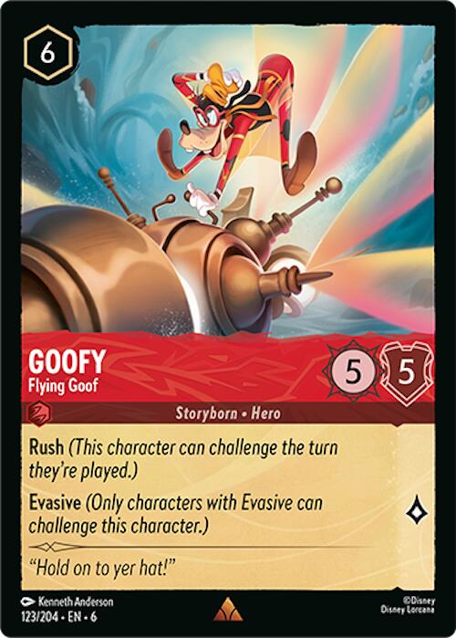 Goofy - Flying Goof (123/204) [Azurite Sea] | Eastridge Sports Cards & Games