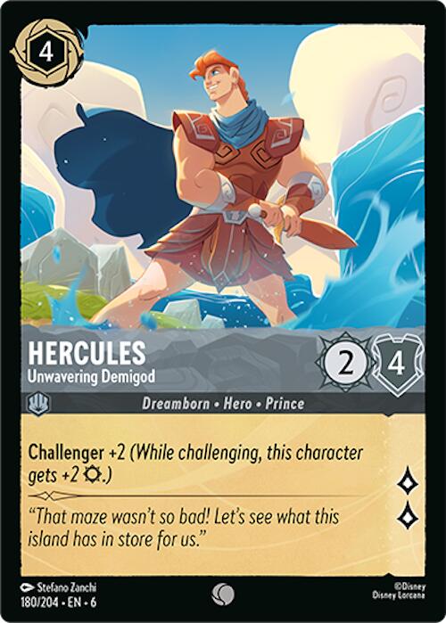 Hercules - Unwavering Demigod (180/204) [Azurite Sea] | Eastridge Sports Cards & Games
