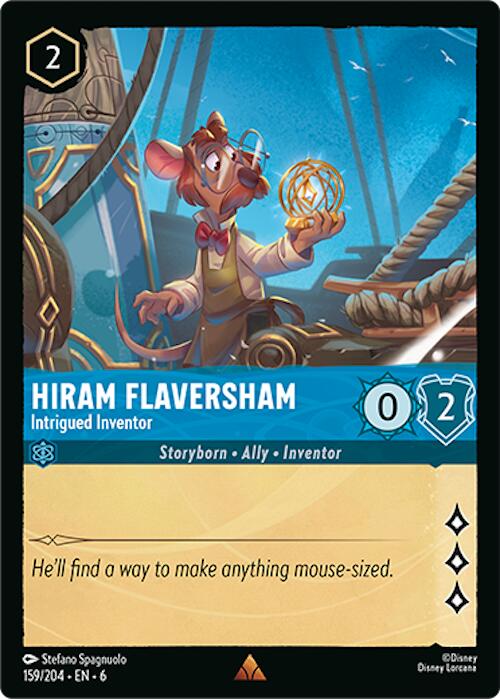 Hiram Flaversham - Intrigued Inventor (159/204) [Azurite Sea] | Eastridge Sports Cards & Games
